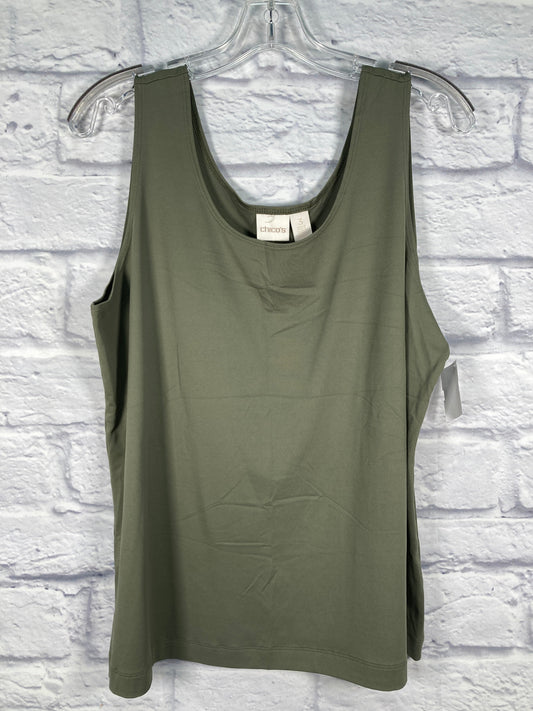 Green Tank Top Chicos, Size Xl