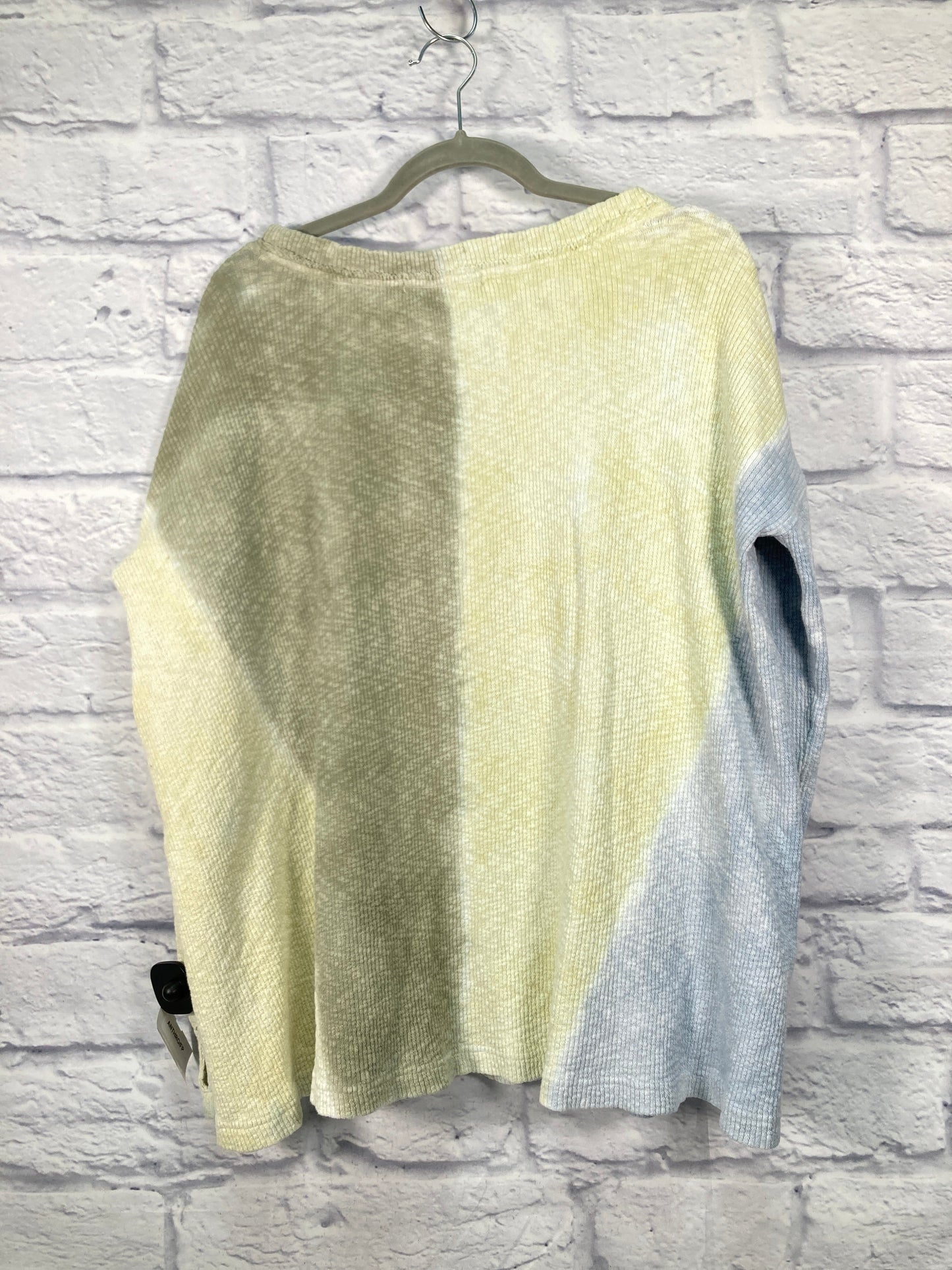 Sweater By Free People In Green & Yellow, Size: Xs