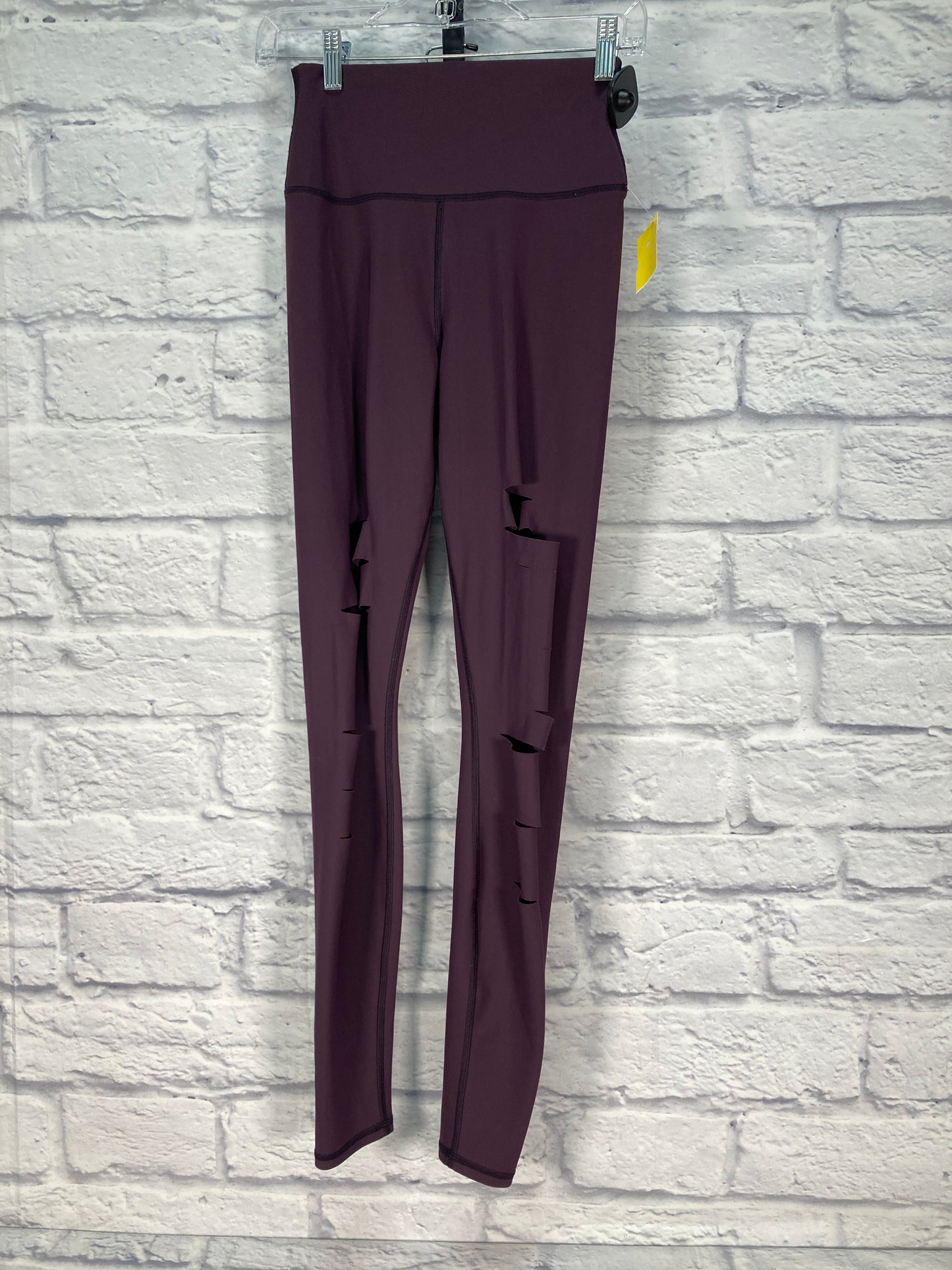 Athletic Leggings By Alo In Purple, Size: S