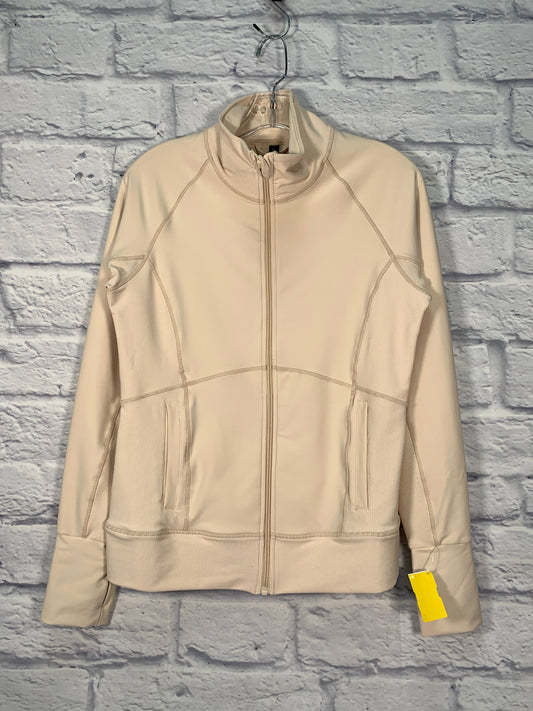 Athletic Jacket By Bcbg In Cream, Size: L