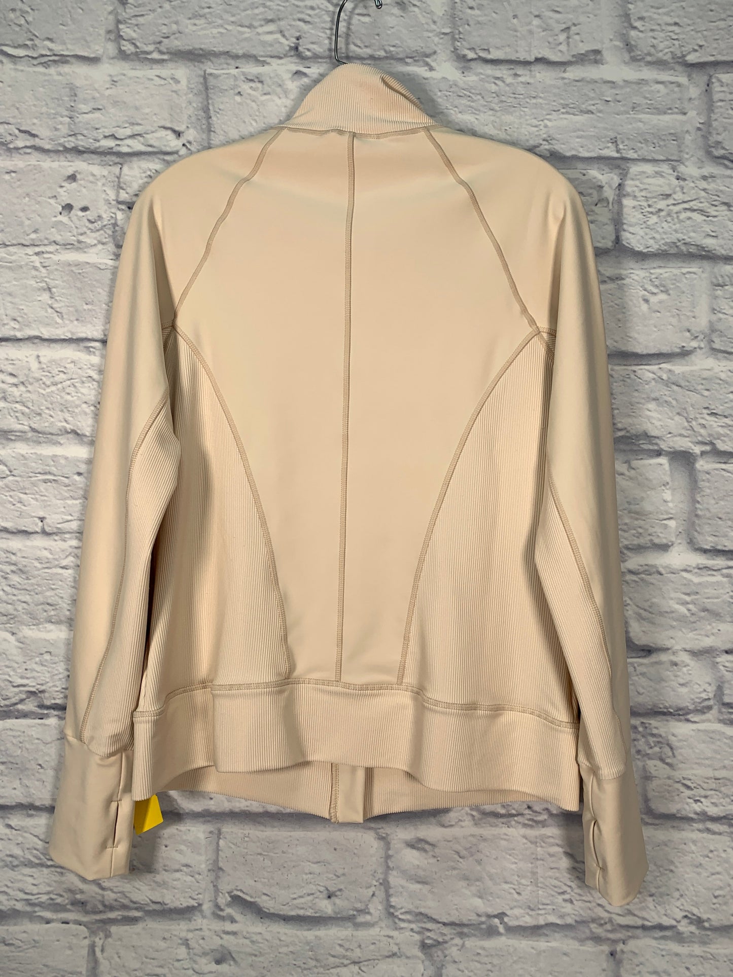 Athletic Jacket By Bcbg In Cream, Size: L