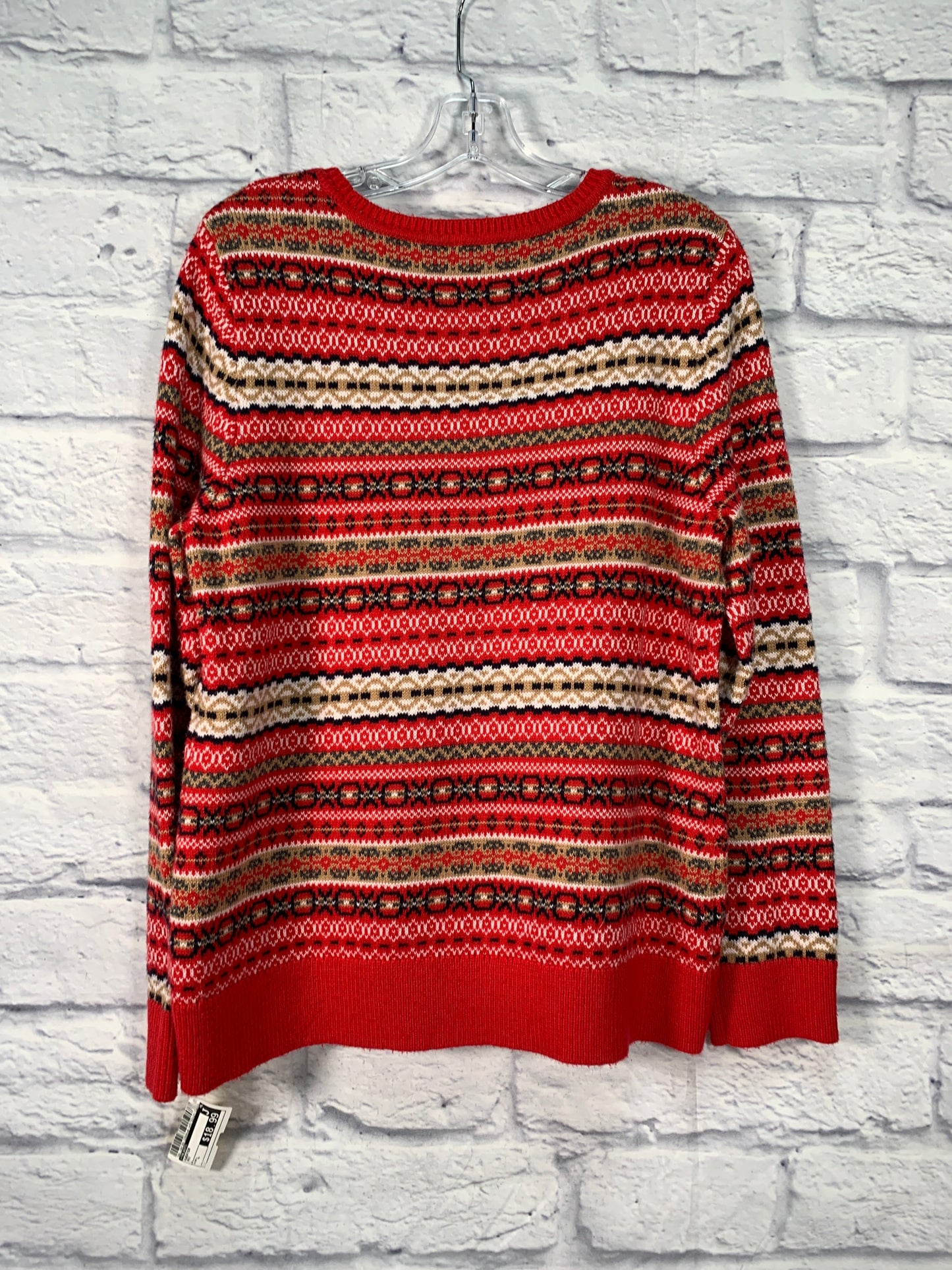 Sweater By Talbots In Red, Size: L