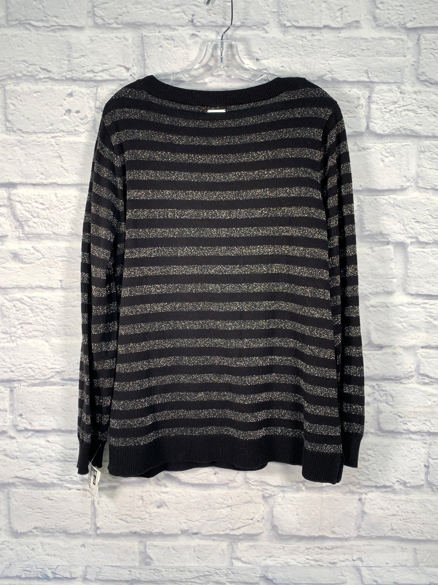 Top Long Sleeve By Michael By Michael Kors In Black, Size: 1x