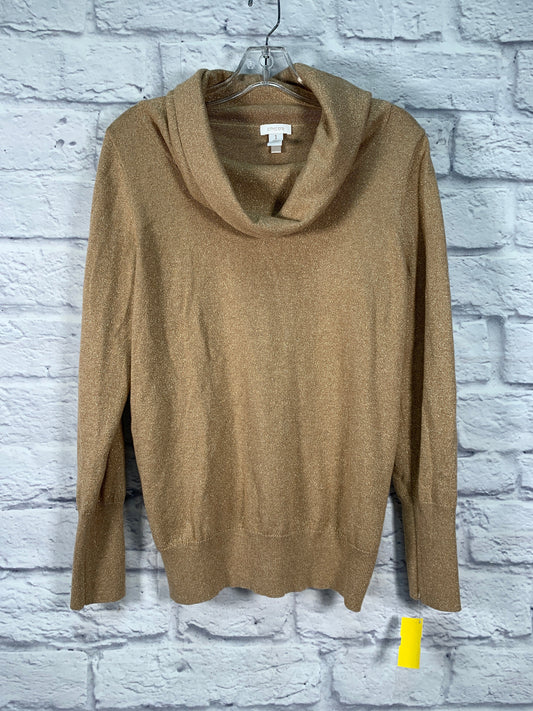 Sweater By Chicos In Gold, Size: M