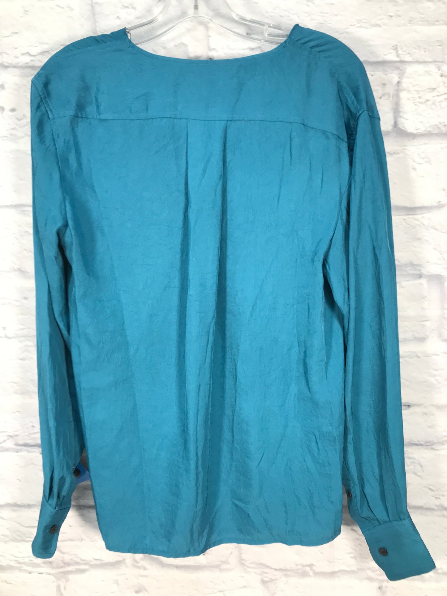 Blouse Long Sleeve By Rag And Bone In Blue, Size: M