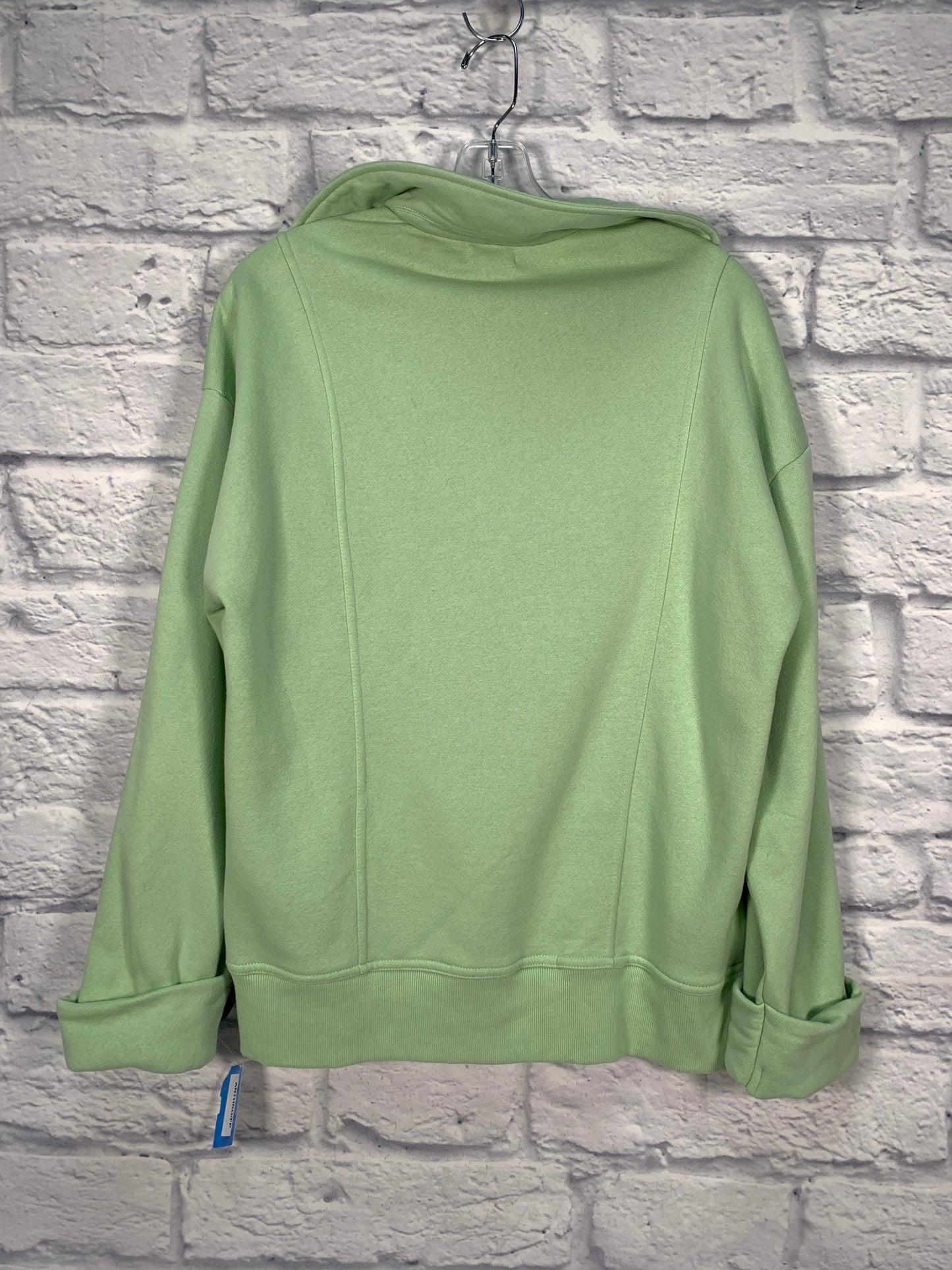 Sweatshirt Crewneck By Pilcro In Green, Size: Xxs