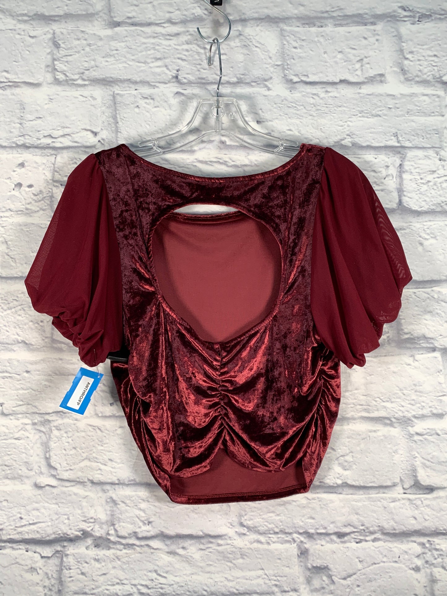 Top Short Sleeve By Free People In Red, Size: S