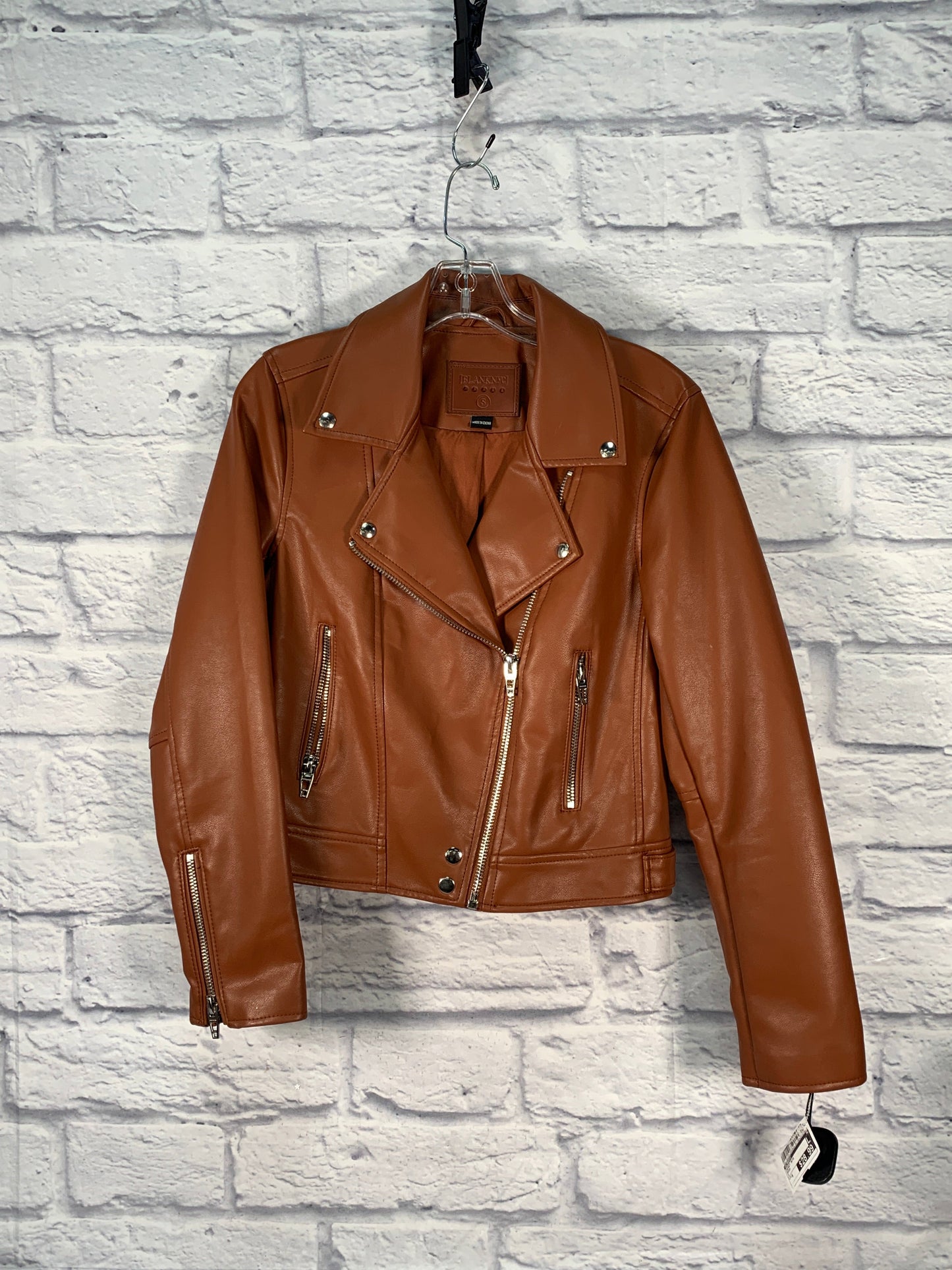 Jacket Moto By Blanknyc In Brown, Size: S