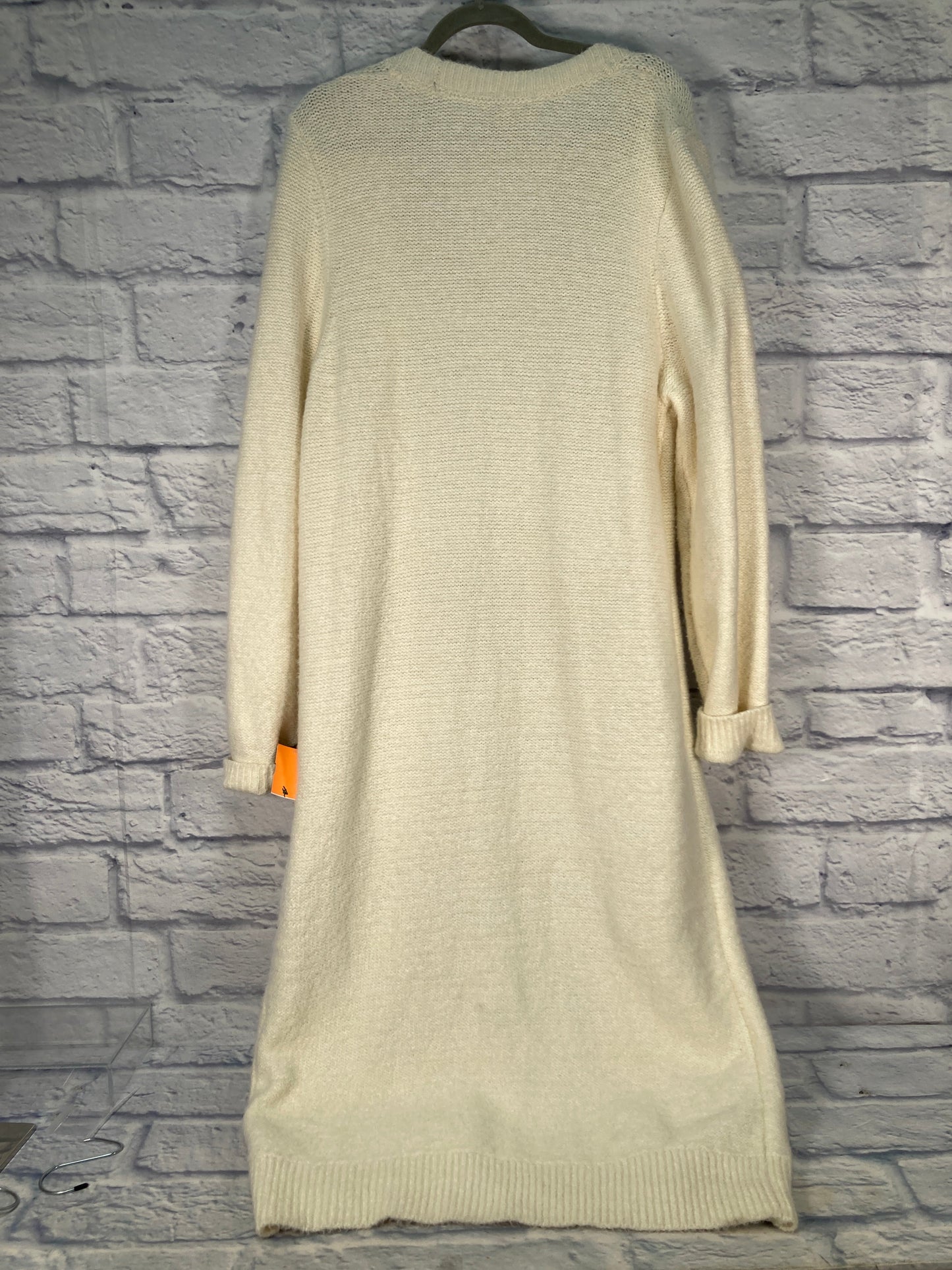 Sweater Cardigan By Pilcro In Cream, Size: L