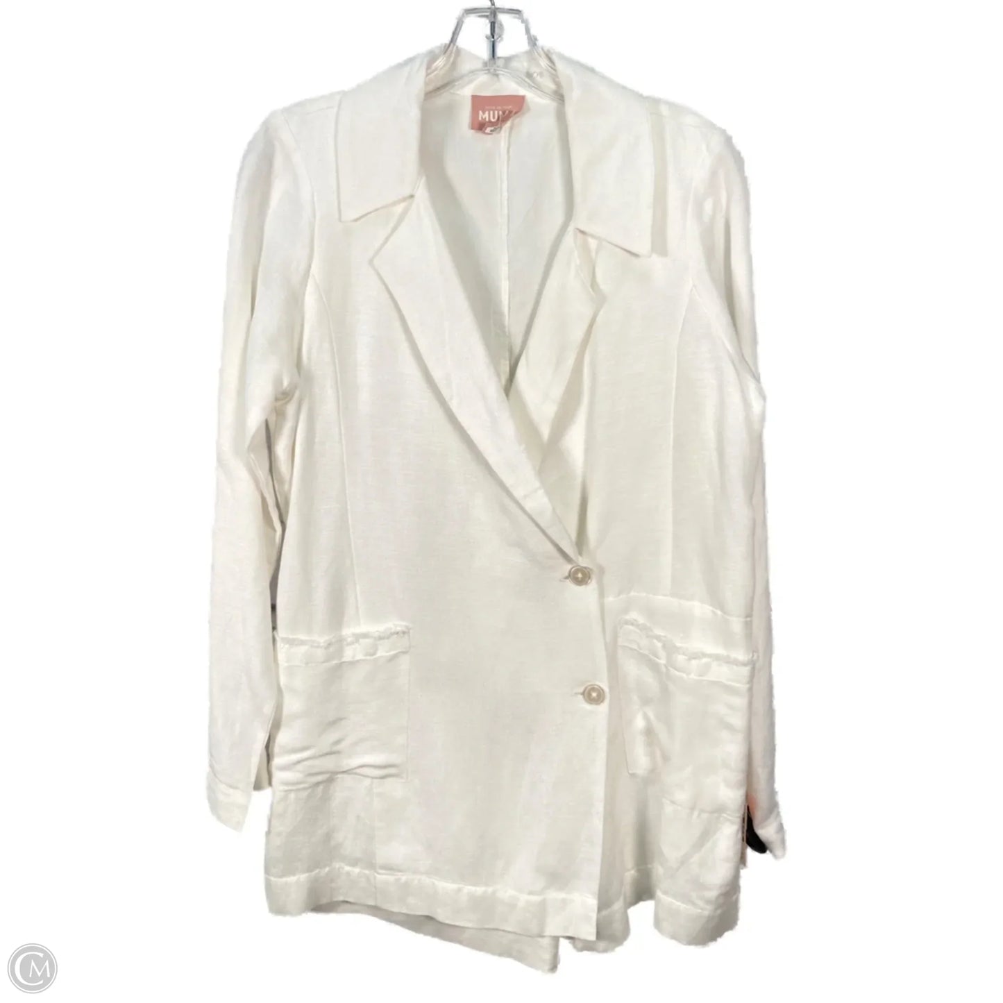 Blazer Romper By Show Me Your Mumu In White, Size: S
