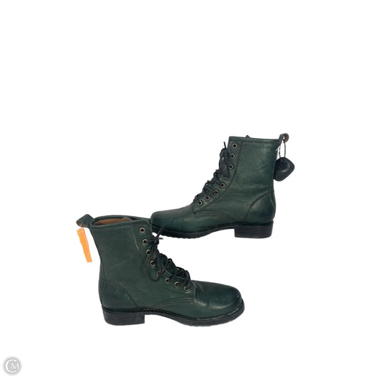 Boots Designer By Frye In Green, Size: 7