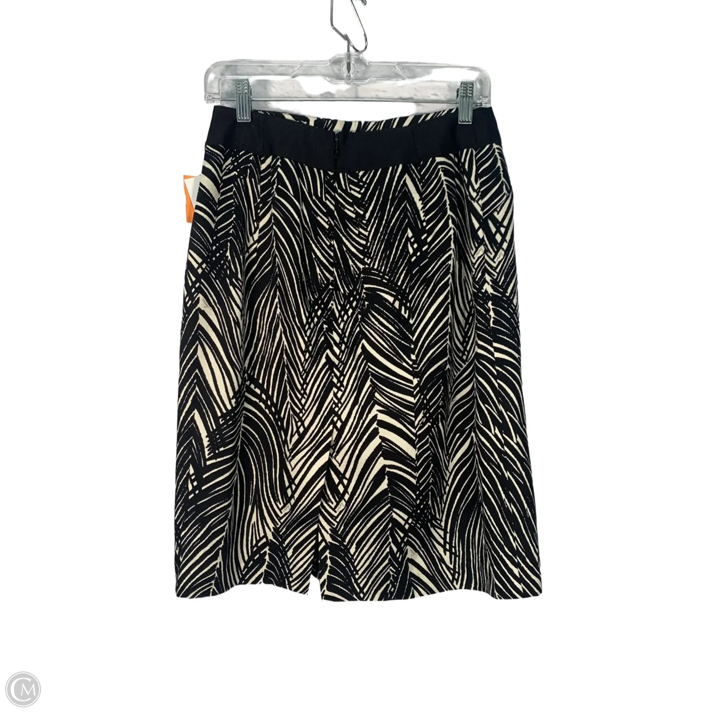 Skirt Designer By Milly In Black & Cream, Size: 8