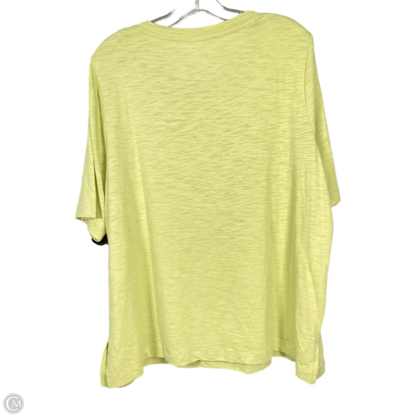 Top Short Sleeve Basic By Chicos In Green, Size: Xl