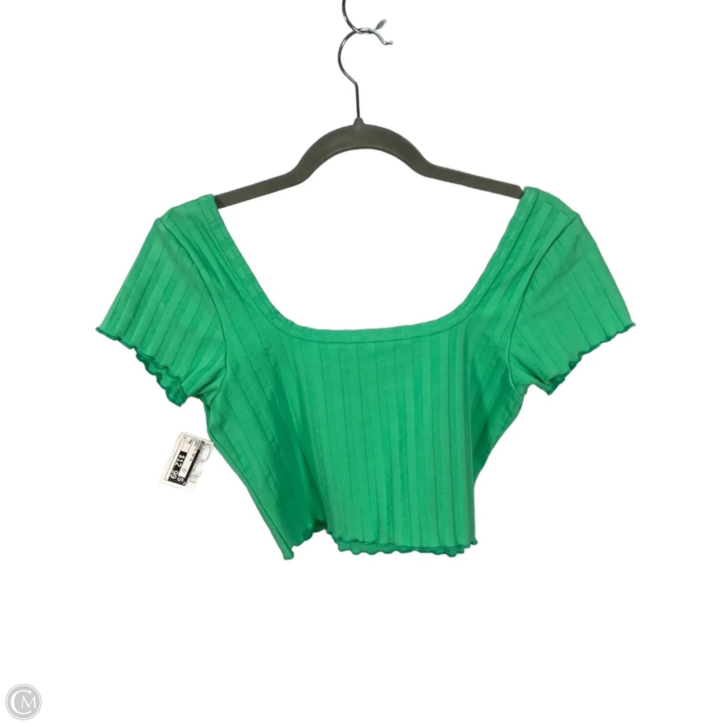 Athletic Top Short Sleeve By Aerie In Green, Size: M
