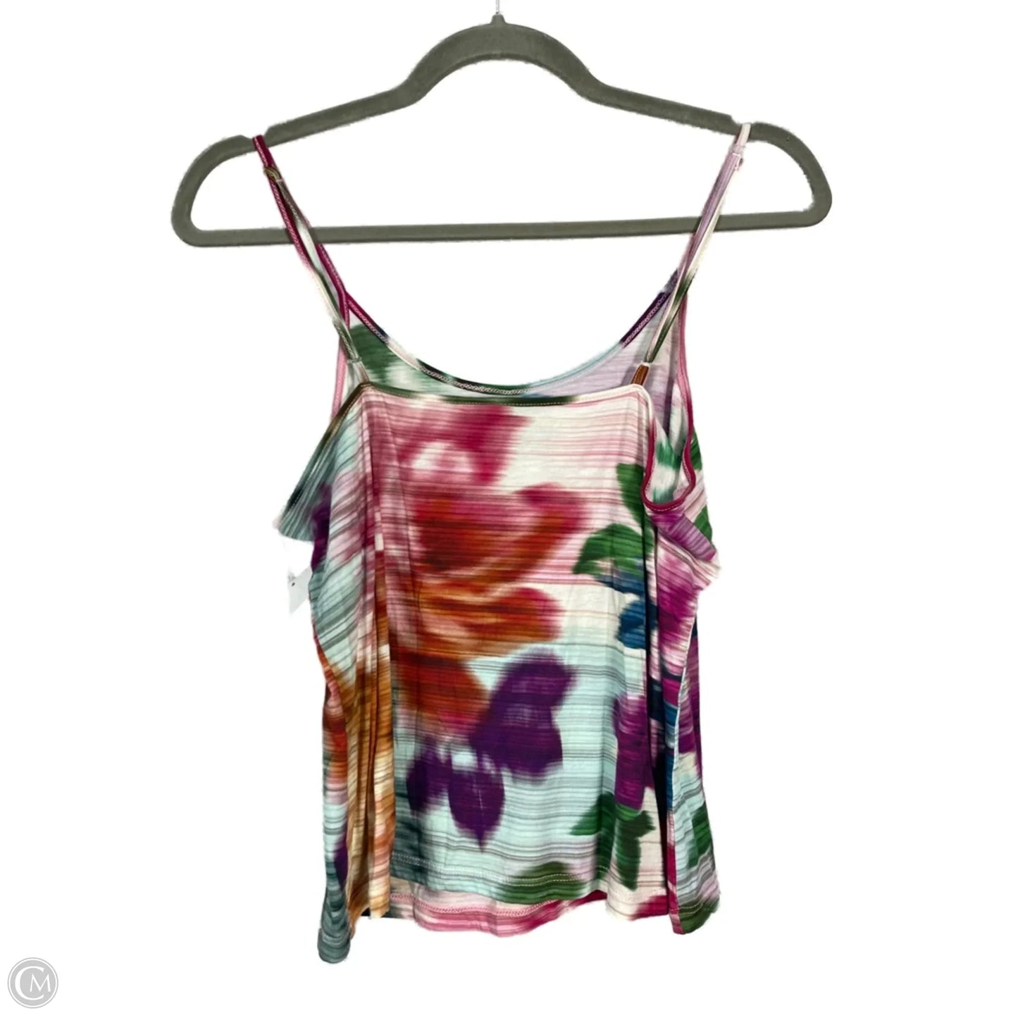 Blouse Long Sleeve By Johnny Was In Purple & Tan, Size: M