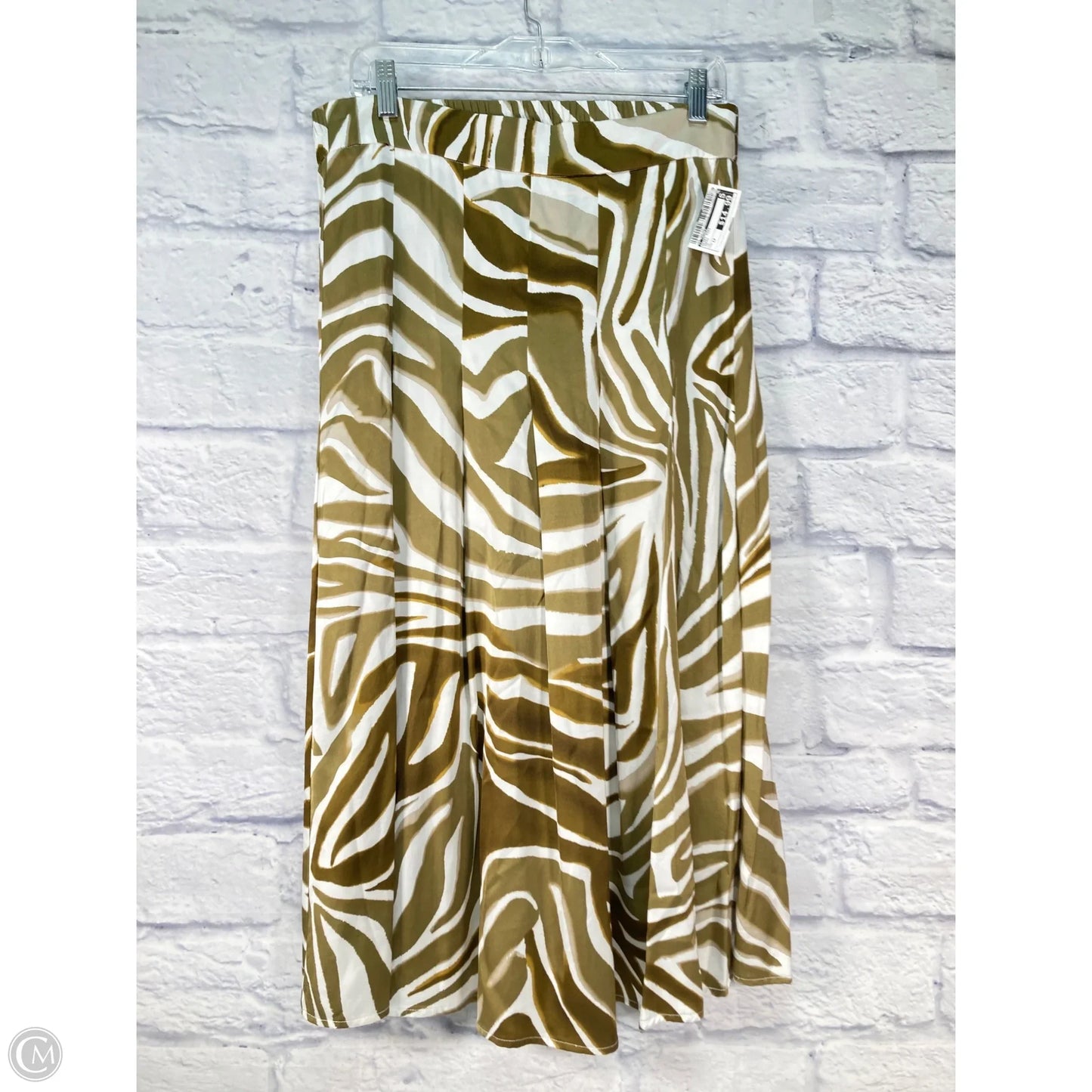 Skirt Midi By T Tahari In Green, Size: 12