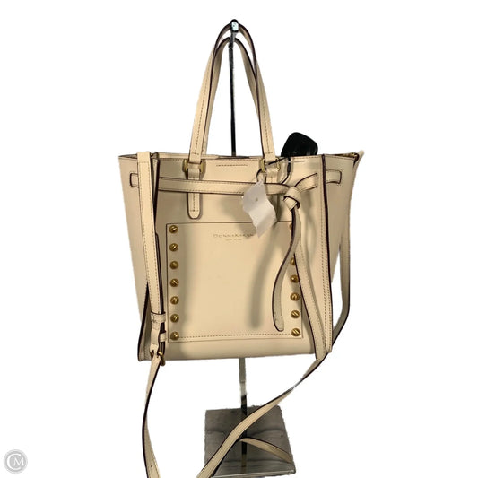 Tote Leather By Donna Karan, Size: Medium