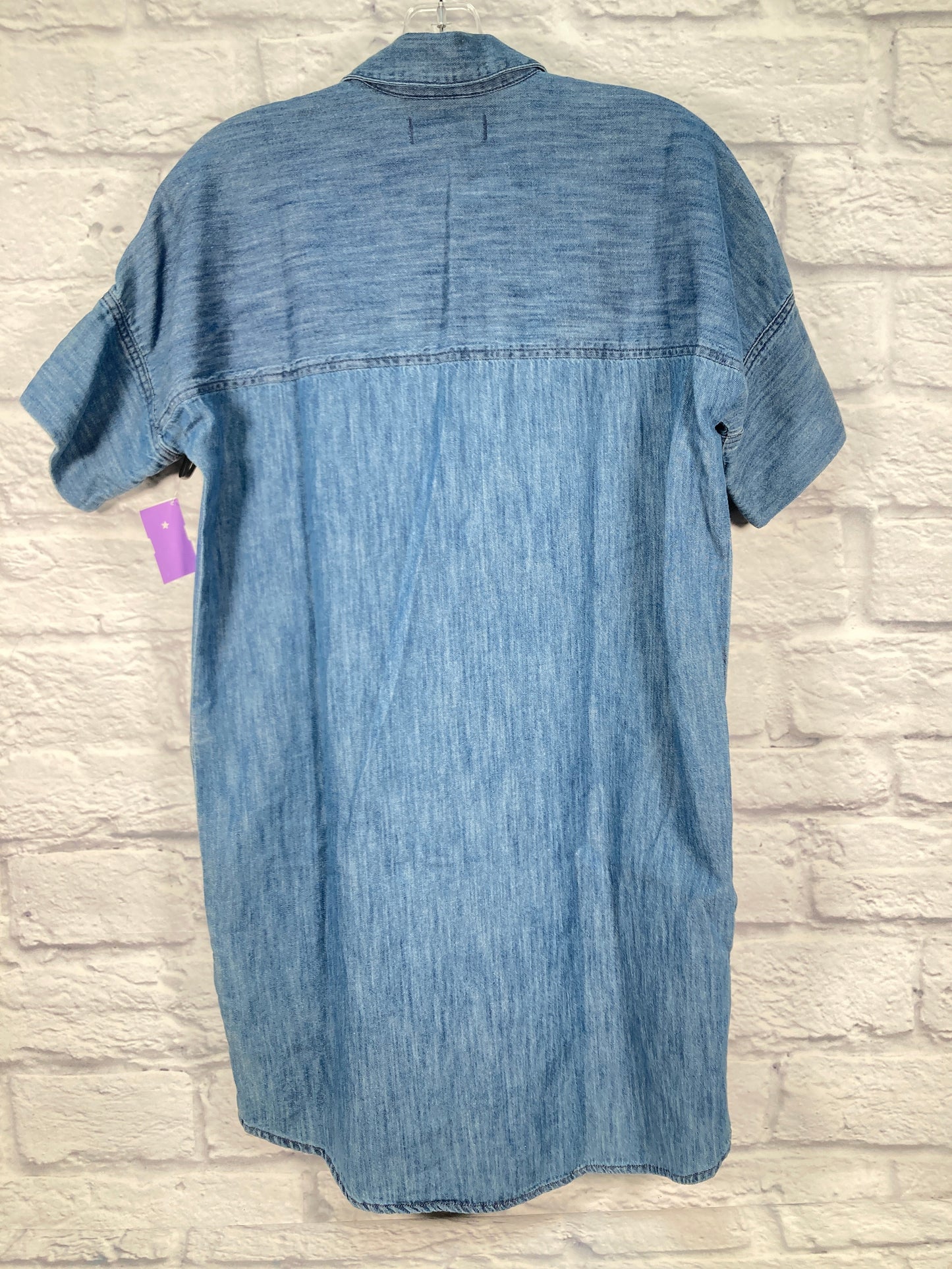 Blue Denim Dress Casual Short Madewell, Size Xs