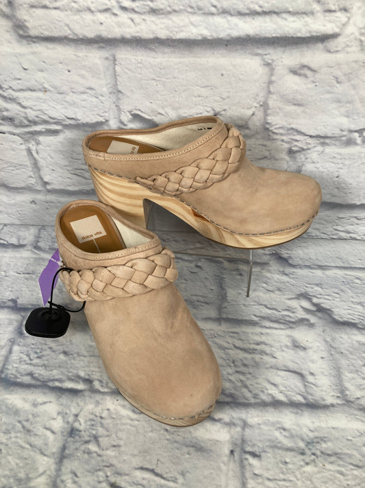 Cream Shoes Heels Block Dolce Vita, Size 9