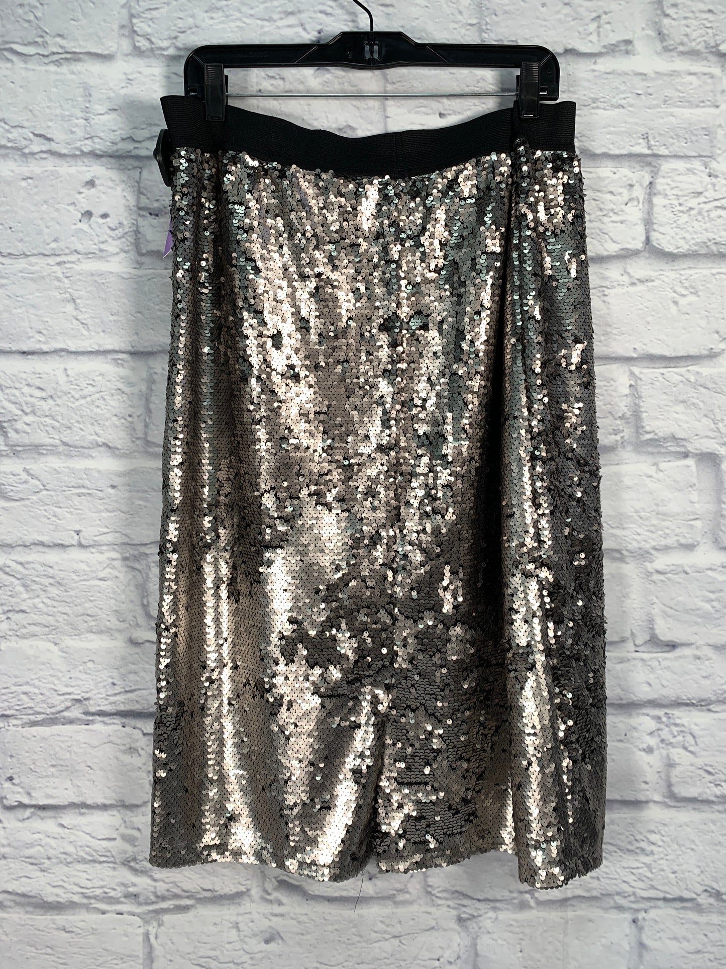 Silver Skirt Midi Worthington, Size 16