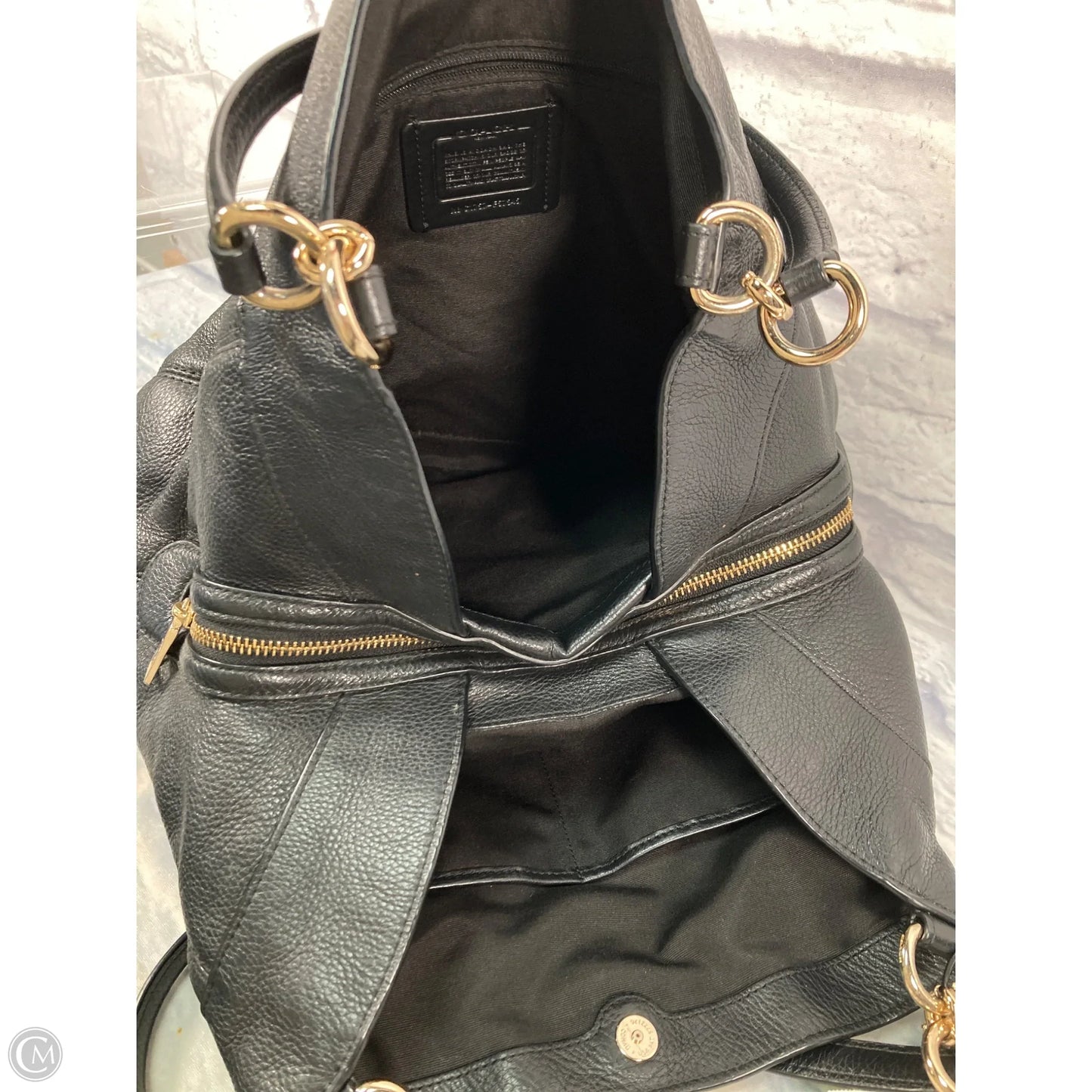 Handbag Designer By Coach, Size: Large