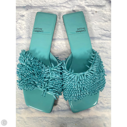 Sandals Flats By Jeffrey Campbell In Blue, Size: 7.5