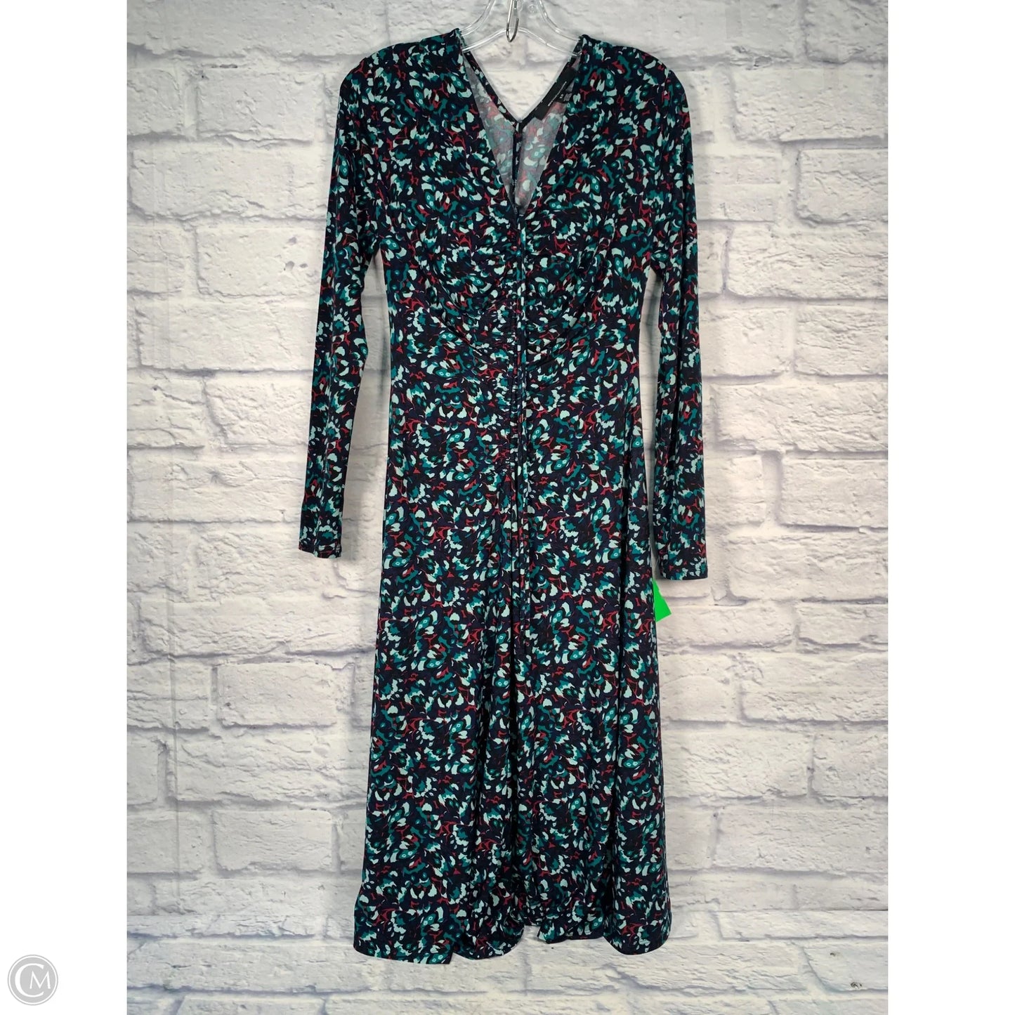 Dress Casual Short By White House Black Market In Blue & Red, Size: Xs