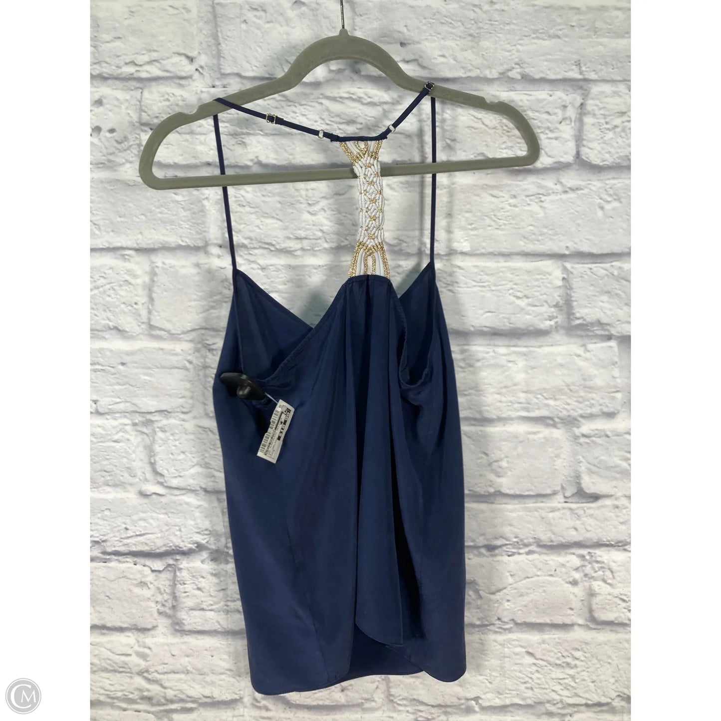 Top Sleeveless Designer By Lilly Pulitzer In Navy, Size: S