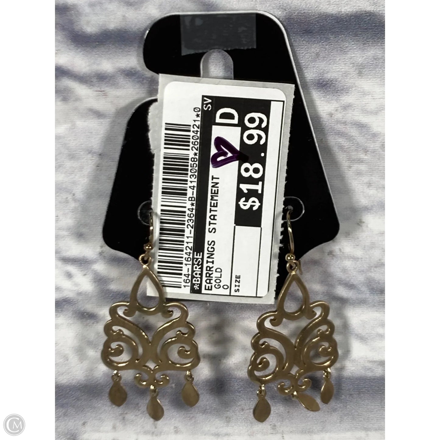 Earrings Statement By Barse