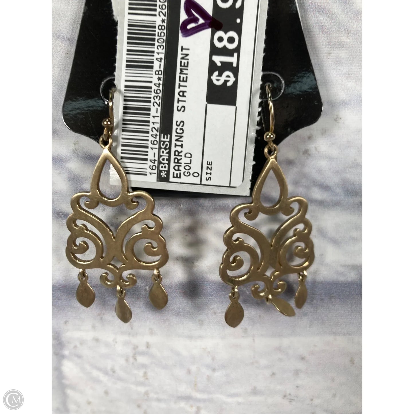 Earrings Statement By Barse
