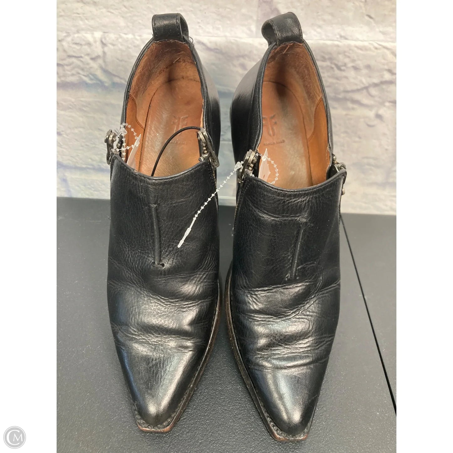Boots Designer By Frye In Black, Size: 8.5