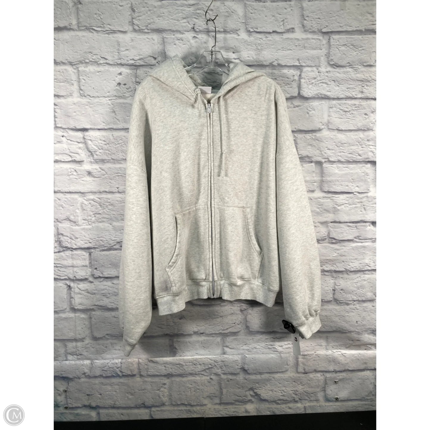 Athletic Jacket By Aritzia In Grey, Size: Xl