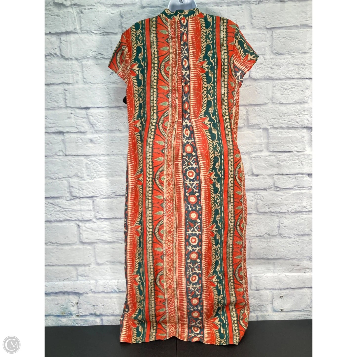Dress Casual Maxi By Peruvian Connection In Orange, Size: M