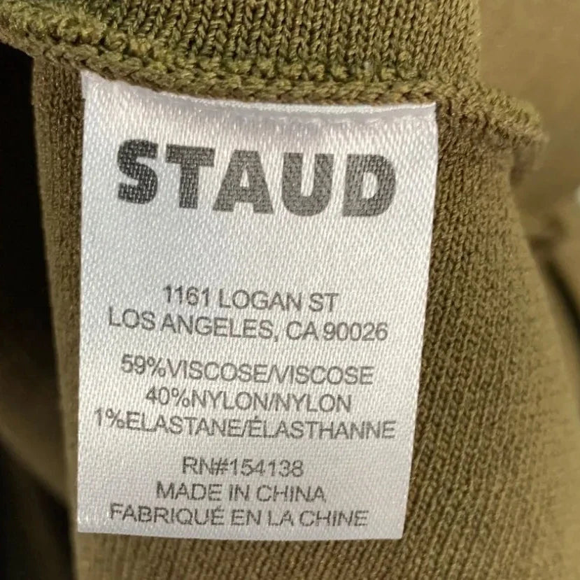 Dress Designer By Staud In Green, Size: M