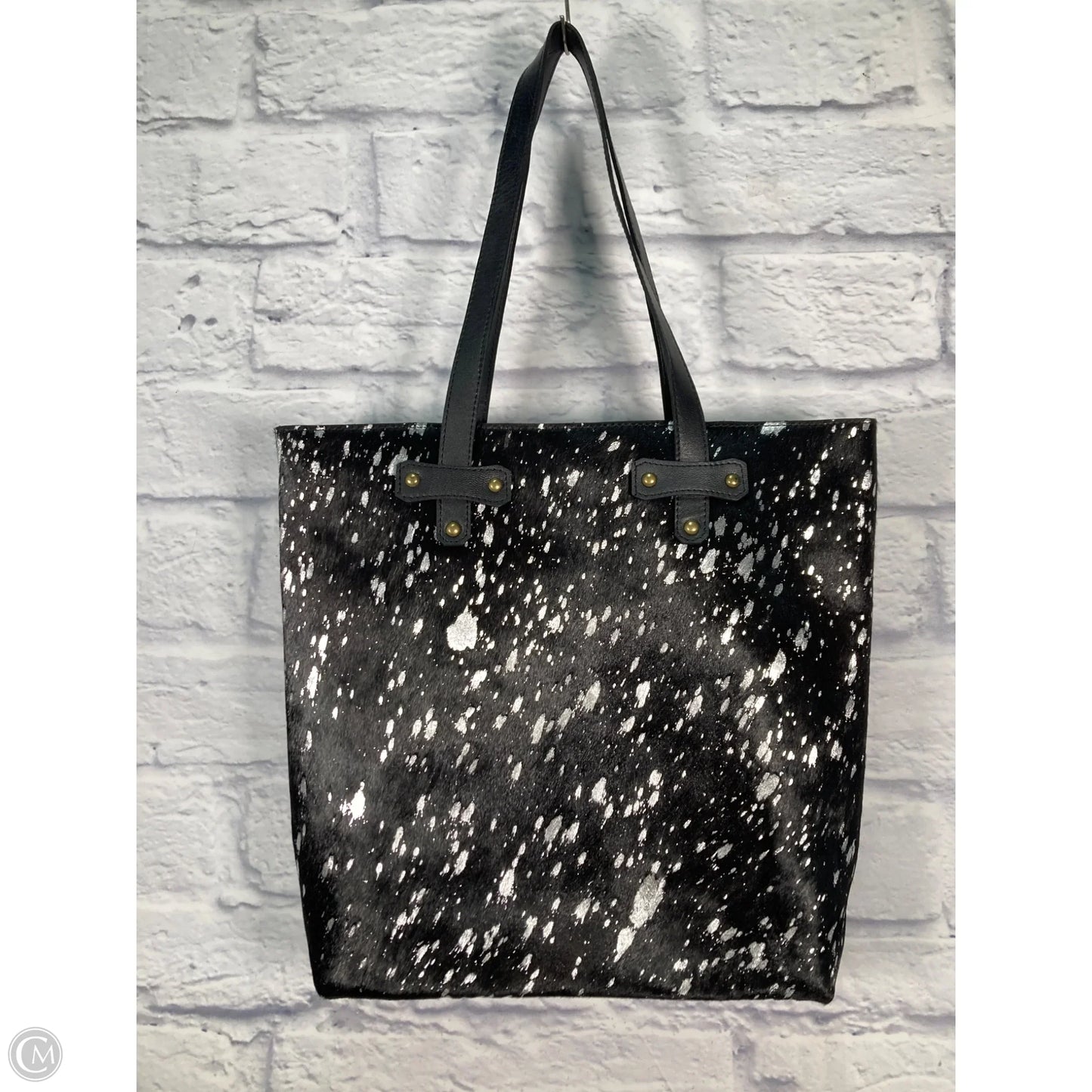 Tote Leather By Clothes Mentor, Size: Large