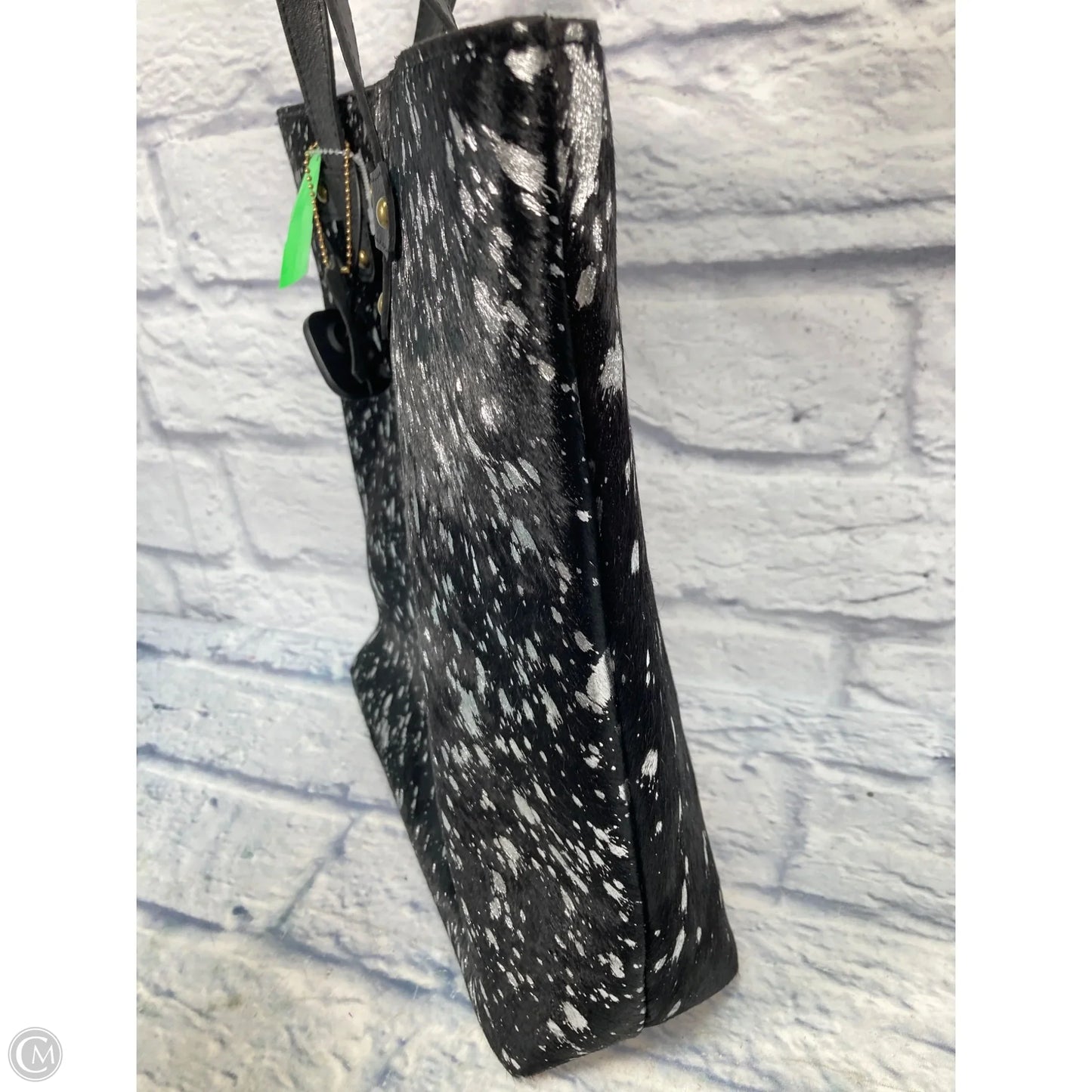 Tote Leather By Clothes Mentor, Size: Large