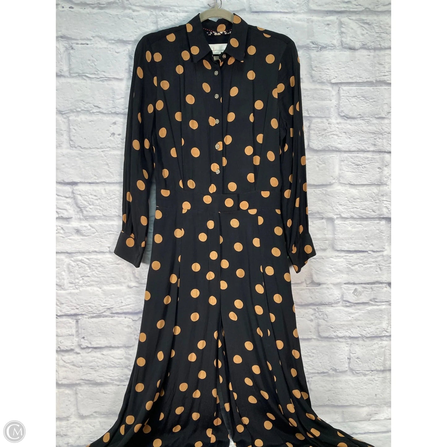 Jumpsuit By Anthropologie In Polkadot Pattern, Size: S