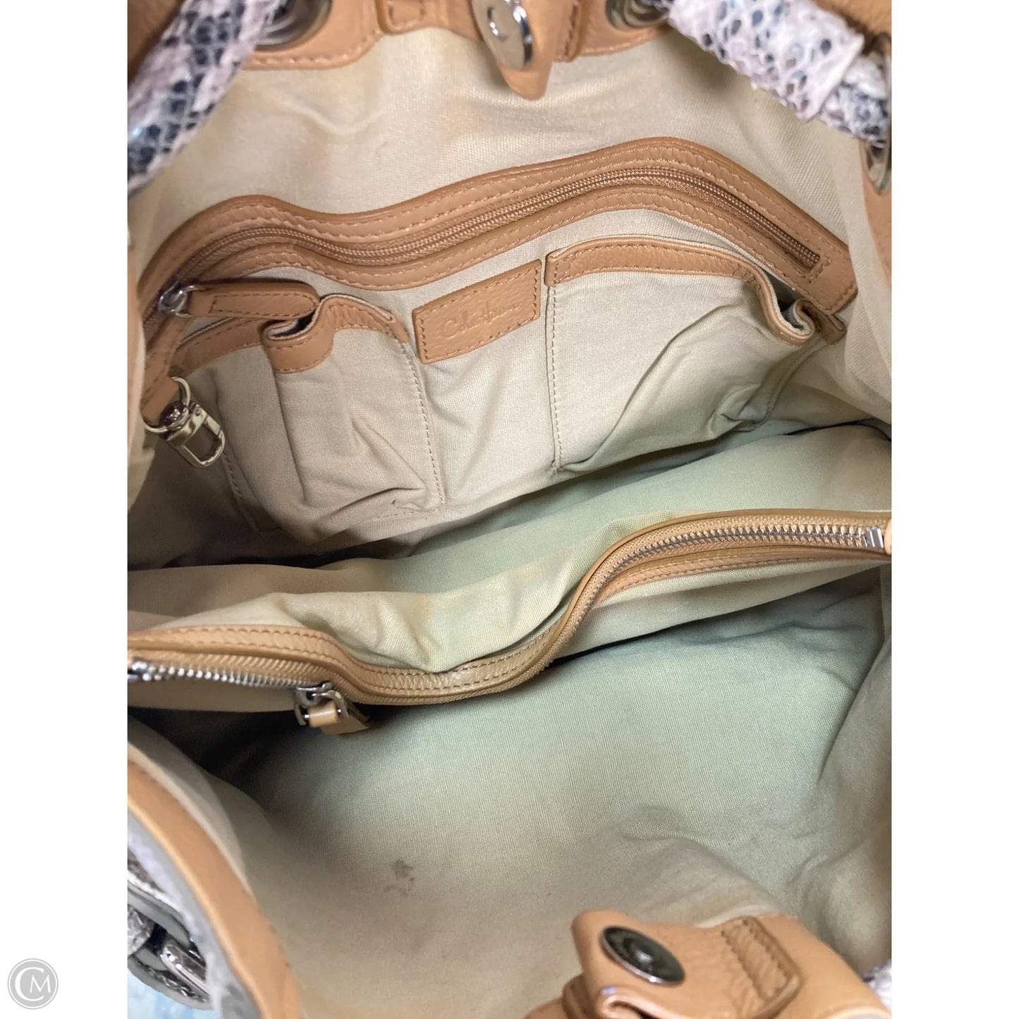 Handbag Leather By Cole-haan, Size: Medium