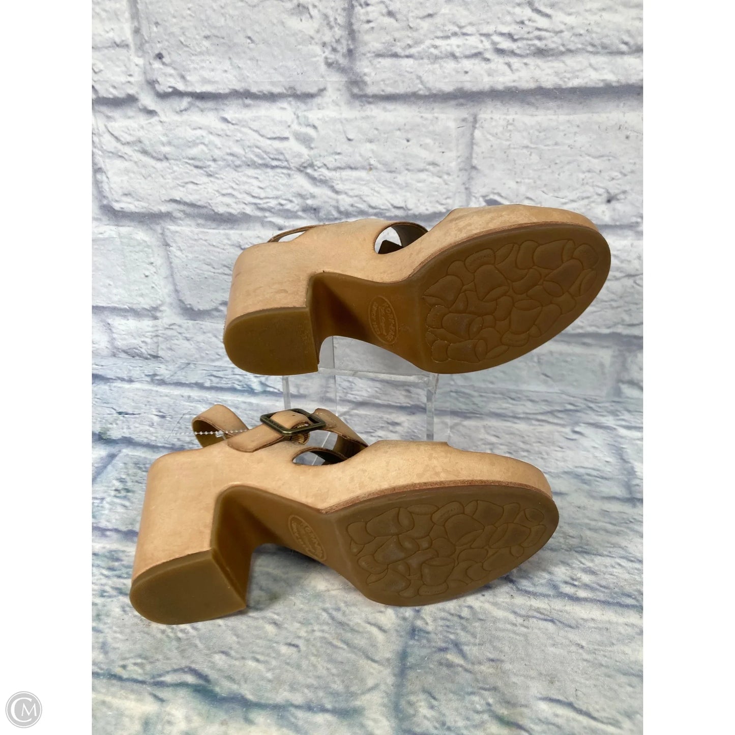 Sandals Heels Platform By Kork Ease In Brown, Size: 8