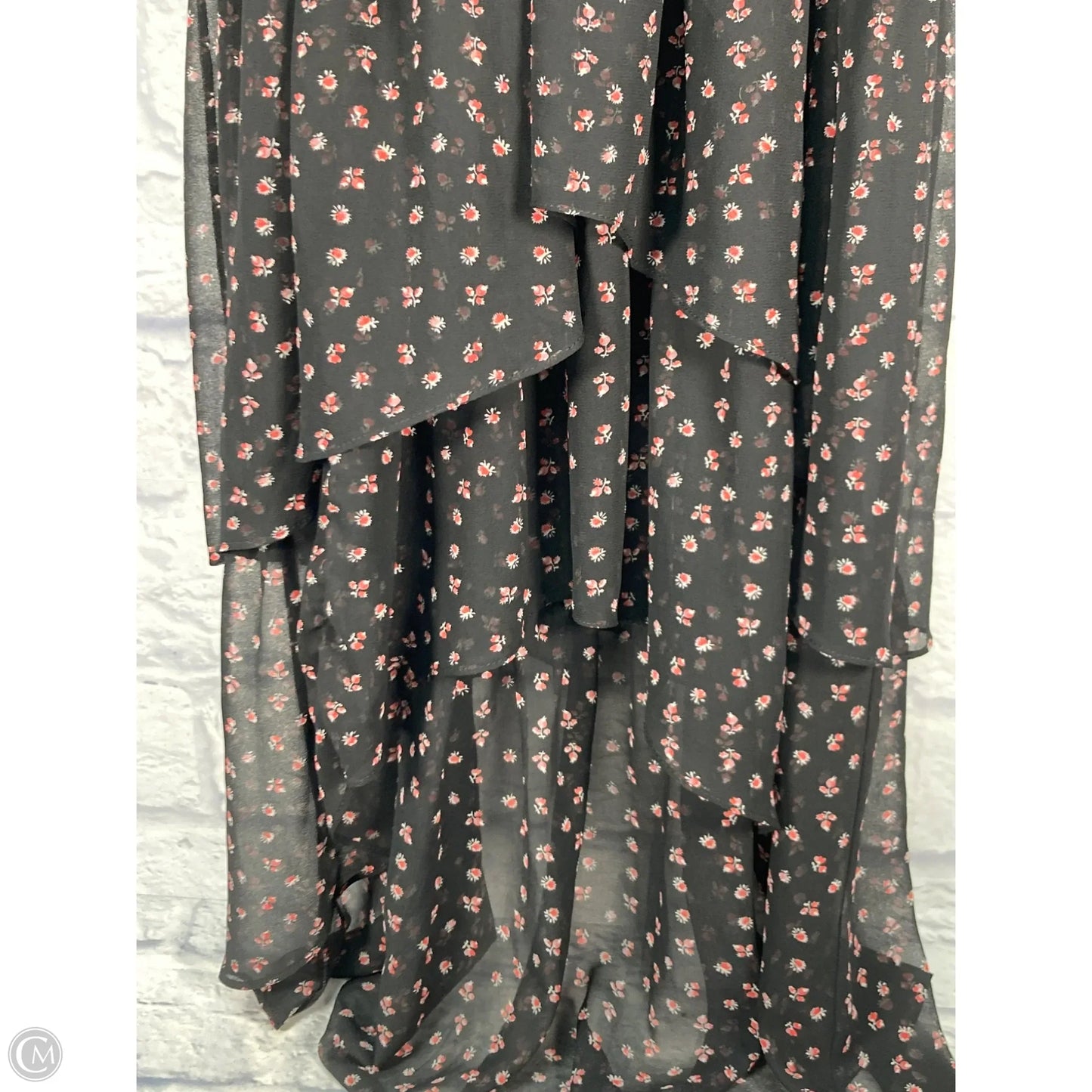 Dress Designer By Misa In Black & Pink, Size: Xs