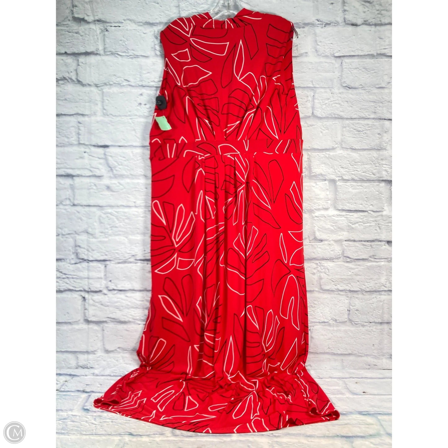Dress Casual Maxi By Chicos In Red, Size: Xl