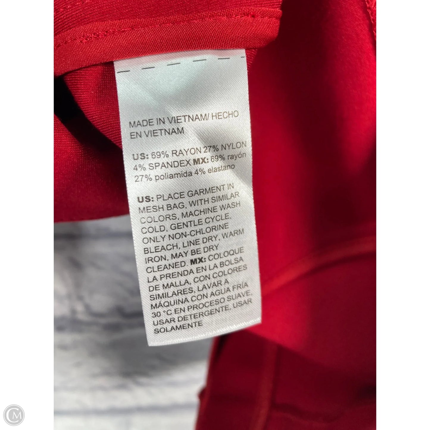 Blazer By Chicos In Red, Size: L