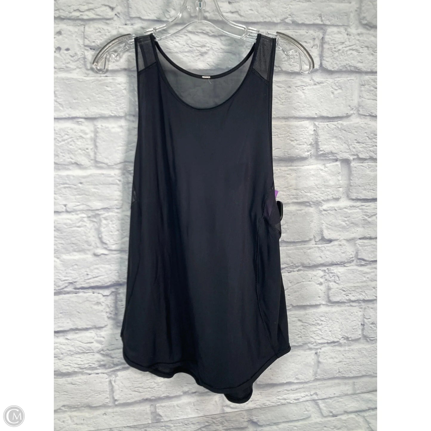 Athletic Tank Top By Lululemon In Black, Size: M