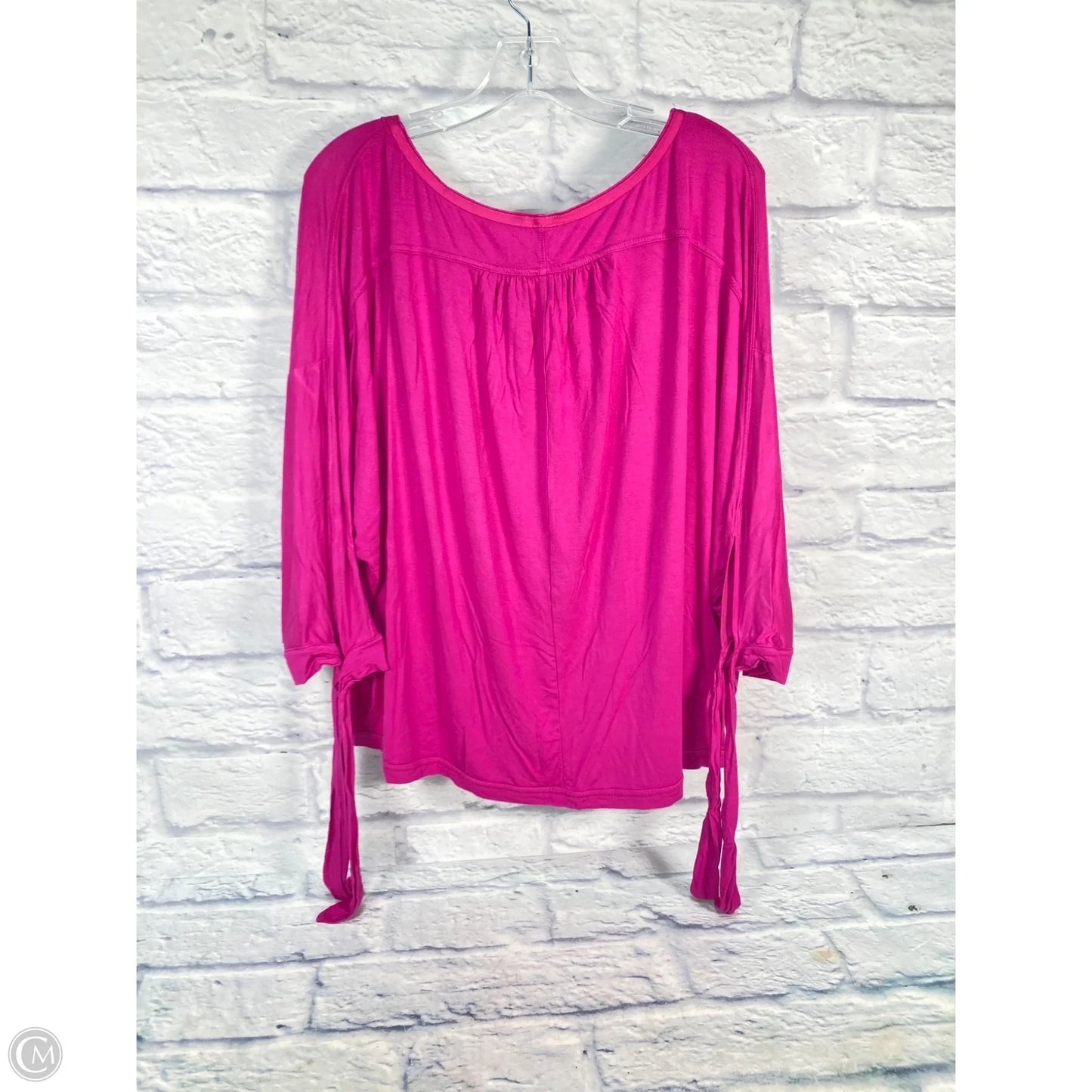 Top 3/4 Sleeve By Free People In Purple, Size: M