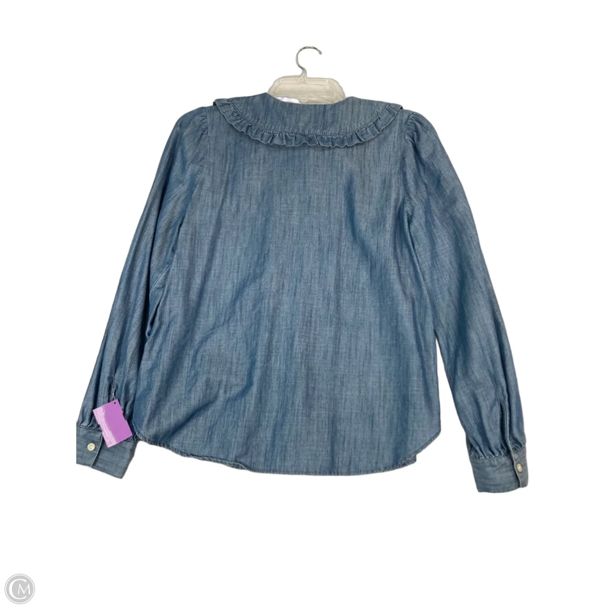 Top Long Sleeve By Loft In Blue, Size: M