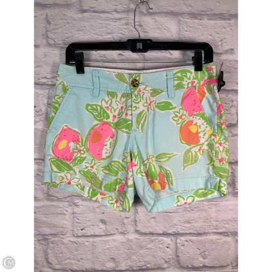 Shorts Designer By Lilly Pulitzer In Blue & Pink, Size: 2