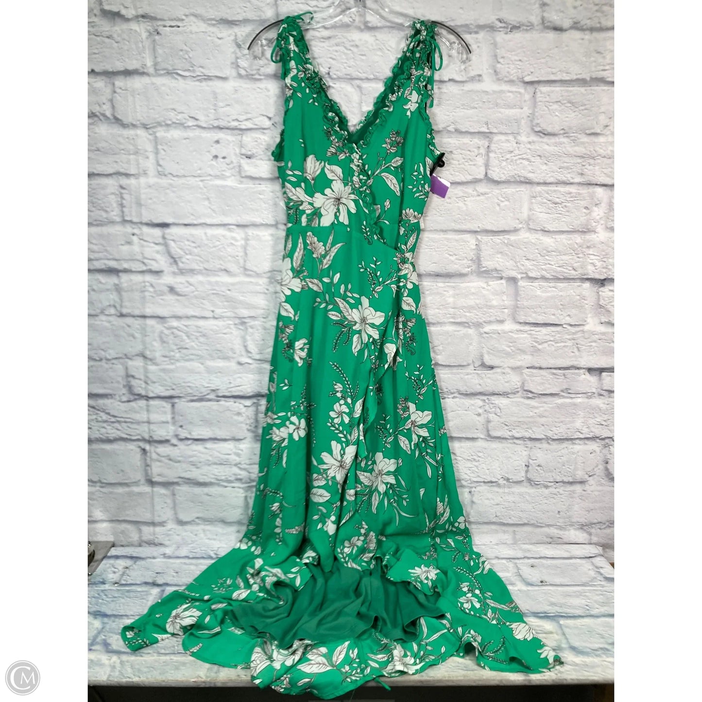Dress Casual Maxi By If By Sea In Green, Size: S