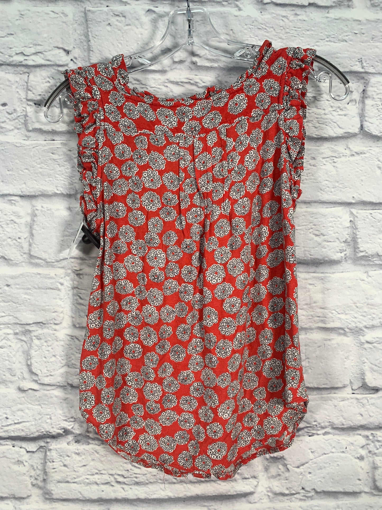 Orange Top Sleeveless Maeve, Size S