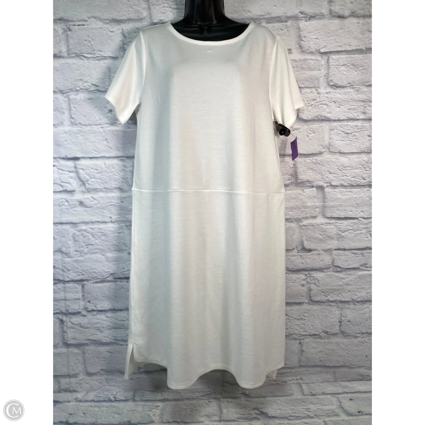 Dress Casual Short By Eileen Fisher In Cream, Size: M