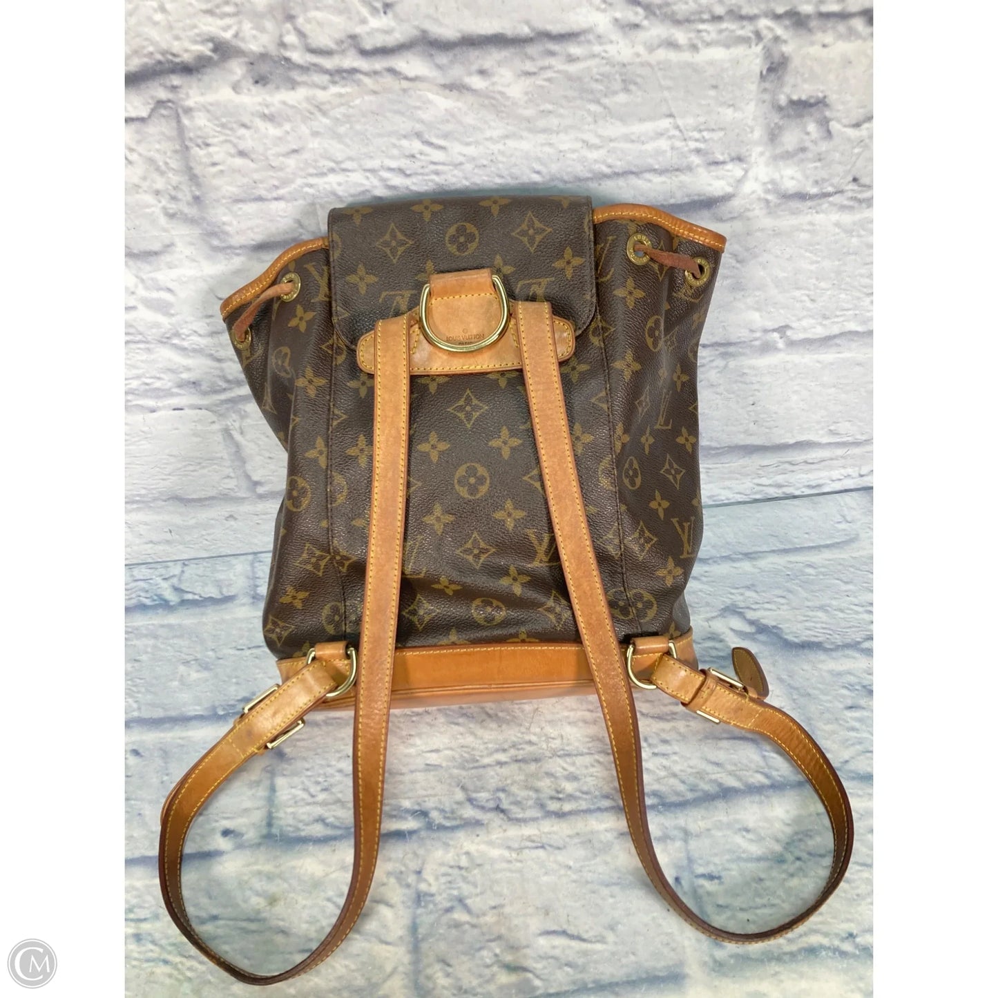 Backpack Luxury Designer By Louis Vuitton, Size: Medium